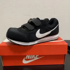新品 22.0cm NIKE MD RUNNER 2 PSV ベルクロ 黒 靴