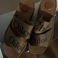 WOODYウェッジエスパドリーユ Chloe クロエ Chloé サンダル - メルカリ
