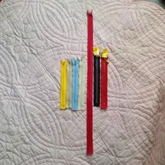 ファスナーセット（多色・20cm）