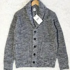 新品タグ付き TAKEO KIKUCHI ウール混 ニットジャケット M 高級感