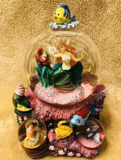 ★希少　アリエル　スノードームフィギュアセット 希少⭐︎ アリエル スノードーム 大 スノーグローブ オルゴール