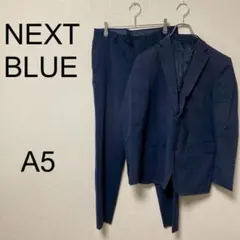 NEXT BLUE セットアップ　ストライプ柄　スーツ　ビジネス　ネイビー