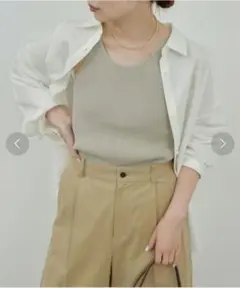 新品 GALLARDAGALANTE ニットタンクトップ ¥16,500のサムネイル