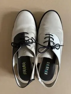 美品 Camper カンペール Twins ツインズ 革靴 クリーム色￼ 39 - メルカリ