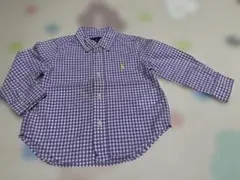 Ralph Lauren パープルチェックシャツ 24M