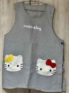 ハローキティ ストライプエプロン 3L〜4L