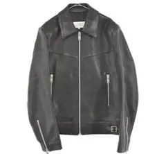 maison martin margiela ラムレザーシングルライダースのサムネイル
