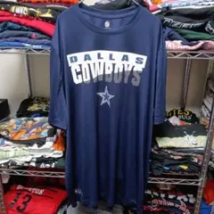 NFLアメフトエジプト製カウボXLチームロゴ半袖tシャツUSA直輸入男女兼用