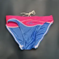 AQUX 競泳水着 競パン ピンク×ブルー　サイズSSのサムネイル