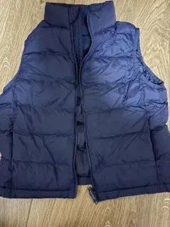 ユニクロネイビー ダウンベスト
