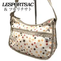 【コラボ】レスポートサック＆ツモリチサト ショルダーバッグ　ベージュ　1020