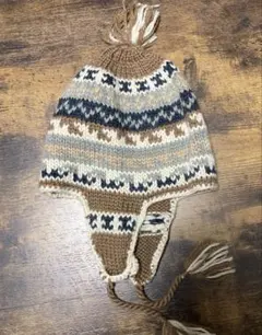 DENIM DUNGAREE 耳あて付きニット帽 SSサイズ