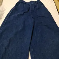 ピンクラテ　XXS　ワイドジーンズ