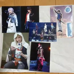 刀剣乱舞 写真5枚、クリアしおり1枚