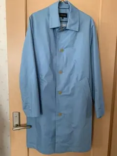 GLOBAL WORK ステンカラーコート 水色