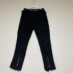 mnml カーゴフレアパンツ ブラック 29のサムネイル