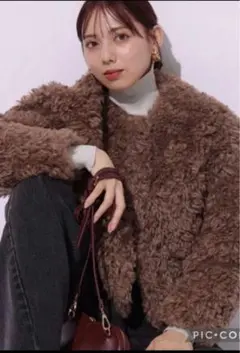 ショートコート フリースジャケット