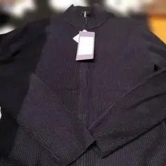 セール　新品未使用　ネイビー ニット LLサイズ