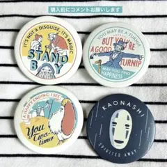 ジブリ 缶バッジ ハウルの動く城 千と千尋の神隠し