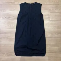【美品】katespadeSATURDAY ノースリーブ ワンピース ネイビーのサムネイル