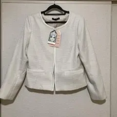 シューラルー SHOO-LA-RUE フォーマル ノーカラージャケット LL