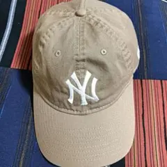 1【日本タグ】New Era 9TWENTY NY キャップ ベージュ
