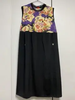 2095 着物リメイク　ワンピース　Ｍ