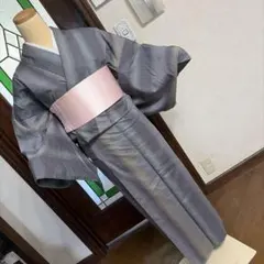 結城紬の名門【結織苑】 涼やかな【結城上布】～本場結城玉紬～ 新品の