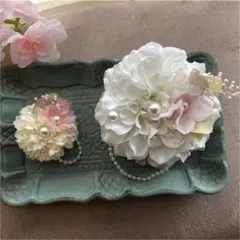 本日0時まで数量限定価格 残1名！ 親子 コサージュ