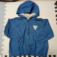 LICS フード付きデニムパーカー100