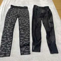 迷彩デザイン タイツ 2点セット（GU.PUMA）