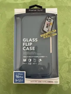 Premium Style iPhone 16 Pro 手帳型ケース ブルーのサムネイル