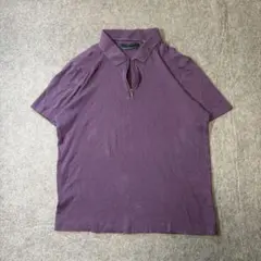 Perry Ellis ポロシャツ コットン100% ハーフジップ Y2K 古着のサムネイル