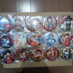 ワンピース ONE PIECE ルフィ 缶バッチ 12点セット - メルカリ
