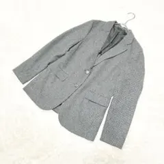 ✨美品✨ユニクロ　リラックステーラードジャケット(チェック)【Ｓ】千鳥格子