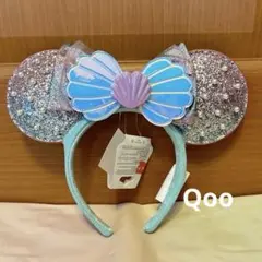 香港ディズニー アリエル カチューシャ キラキラ スパンコール 日本未発売 新品