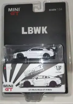 LibertyWalk MINIGT NissanGT-R 白 レア 単品