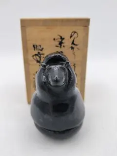 エスキモー イヌイット ソープストーン 見つめる熊 - メルカリ