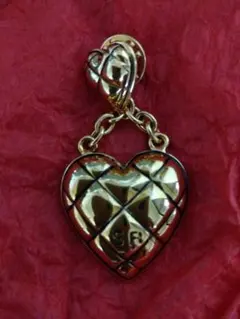【美品】SONIA RYKIEL BIJOUX ハート ブローチのサムネイル