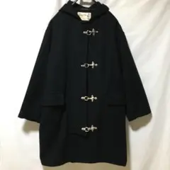 美品 yuni スーパー100 トグルボタンコート 黒 ゆったり - メルカリ