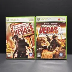 xbox360 レインボーシックス ベガス1&2 セット