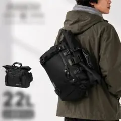 ASSOVメッセンジャーバッグ2WAYトートバッグAS2OV ブラック 黒 - メルカリ