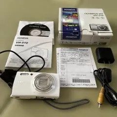 極美品】 OLYMPUS VH-210 デジカメ ホワイト 充電器 箱付 - メルカリ