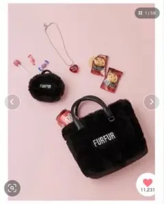 FURFUR エコファートートバッグ　ブラック