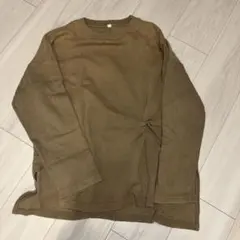 Mサイズ ブラウン 長袖カットソー