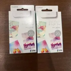Canon iNSPiC インスピック専用 ZINKフォトペーパー 20枚×2箱
