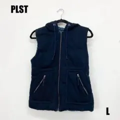 PLST フード付き ダウンベスト Lサイズ 女性