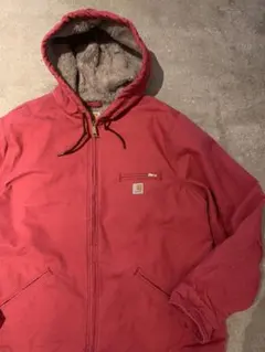 希少カラー Carhartt シエラジャケット ピンクデトロイト 美品 XXL