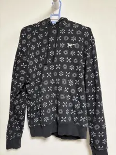 Nike 雪の結晶デザイン パーカー S ブラック