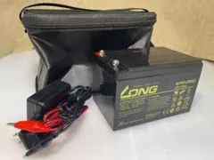 WP12-12 魚探 電動用 EVAバッグ・バッテリー充電器セット12V12Ah WP12-12 魚探 電動用 EVAバッグ・バッテリー充電器セット12V12Ah